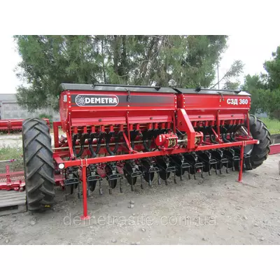 Сівалка зернова СЗ -3,6 редукторна в комплекті пальцеві загортачі